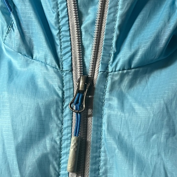 WOMEN'S THE NORTH FACE CYCLONE TEAL WINDBREAKER COAT JACKET HOODIE Size XS - Picture 3 of 8